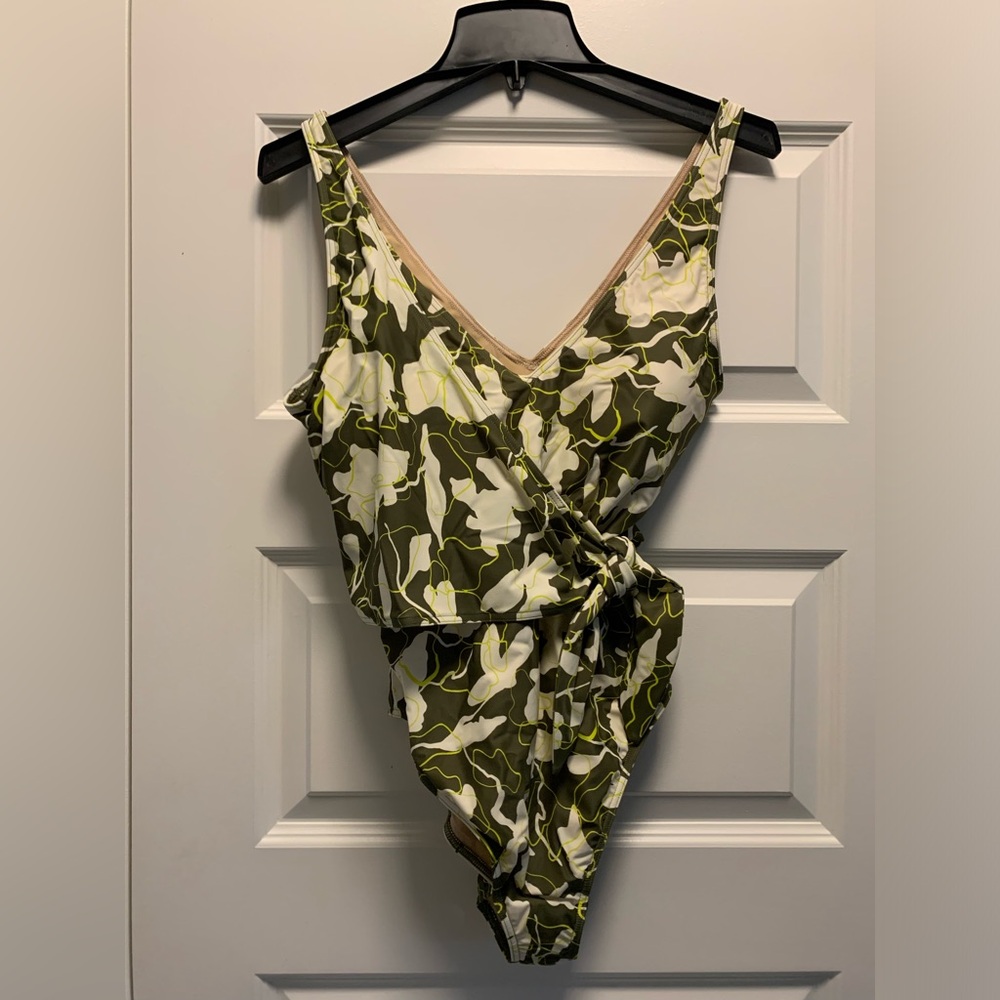 Tanya Taylor Kelly Wrap One-Piece